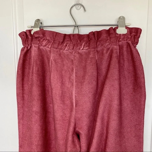 Like New Something Navy Meghan Pink Reversed Jersey Joggers - Picture 9 of 12